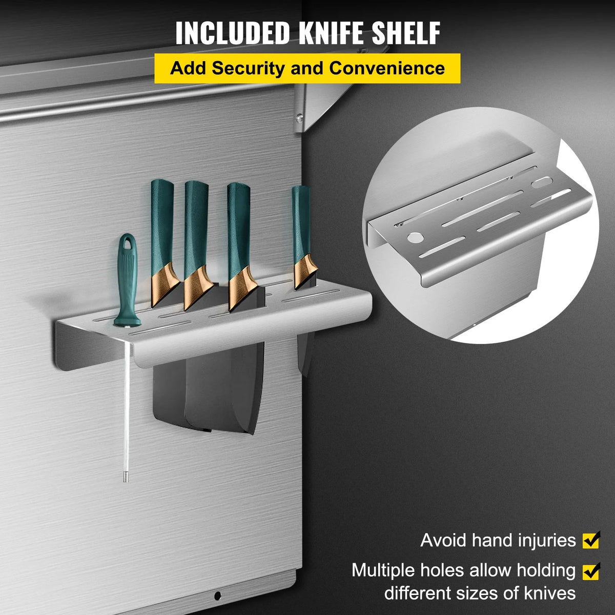 36 x 30.7 in. Stainless Steel Range Backsplash with Shelf V77404