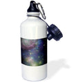 Navy Blue and Purple Space Photography Sports Water Bottle, 21oz H328455