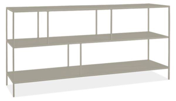 Taupe Console Bookcase V70467