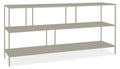Taupe Console Bookcase V70467