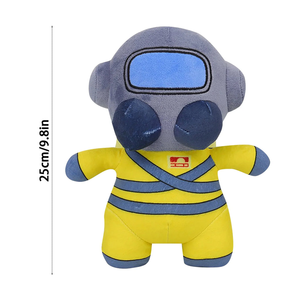 Lethal Company Plush Employee Plush Doll 9.8" Stuffed Animal Figure Q876