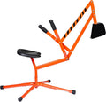 Ride On Excavator Sand Crane with 360° Rotation Seat, Steel Outdoor Play Toy (Yellow) O874531