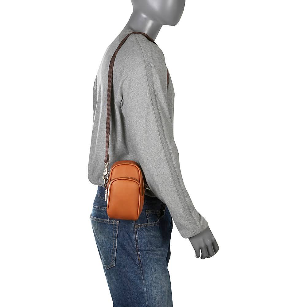 Black Leather Camera Bag W60237