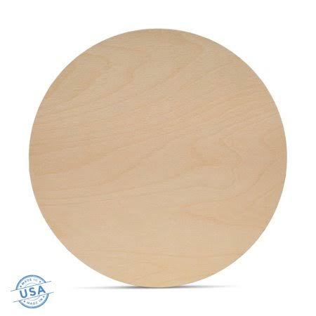 Birch Plywood Discs, Pack of 25, 13 inch, 1/8 inch Thick K8742