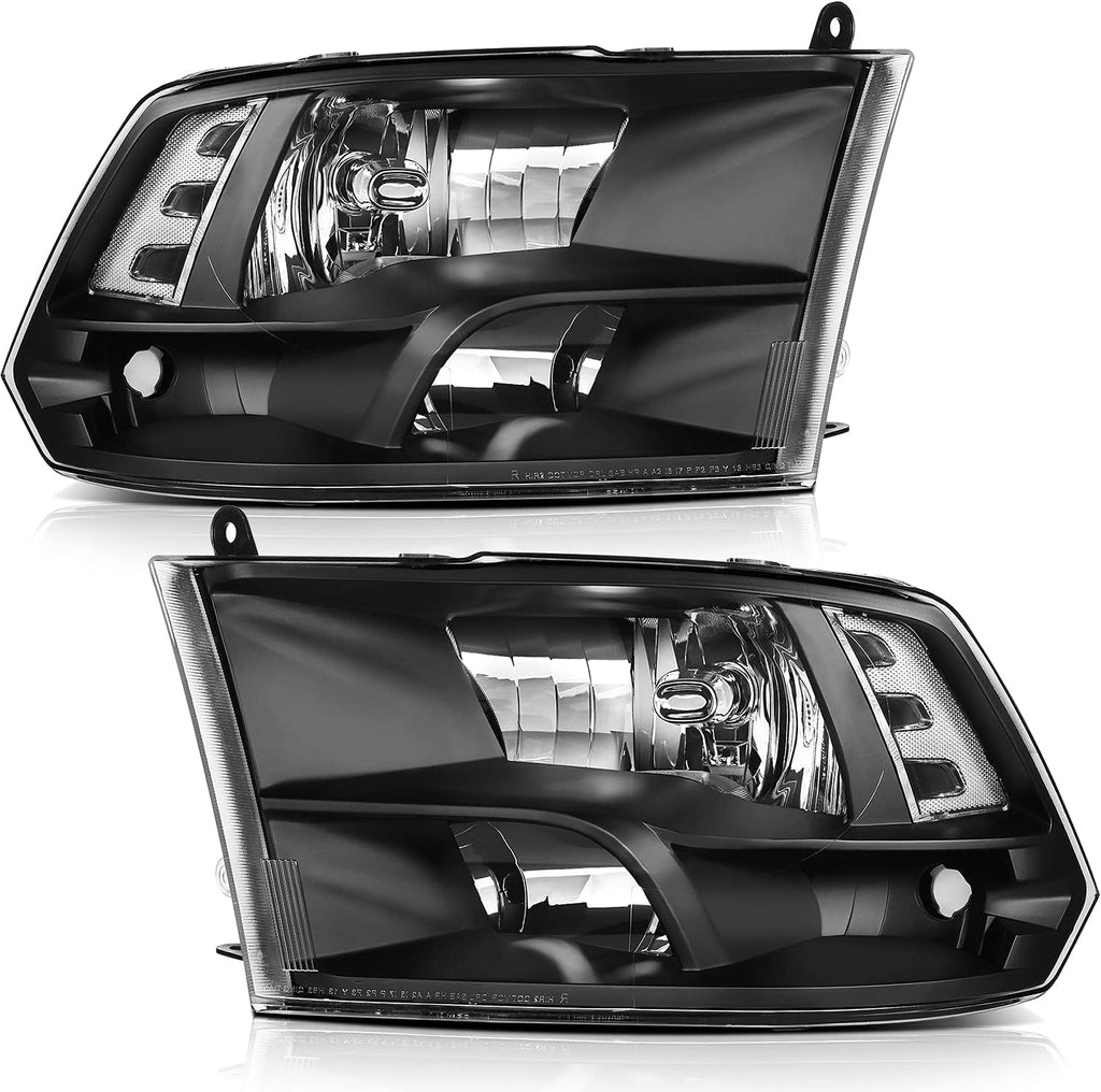Chrome Housing Clear Reflector Clear Lens Headlight Assembly K16364