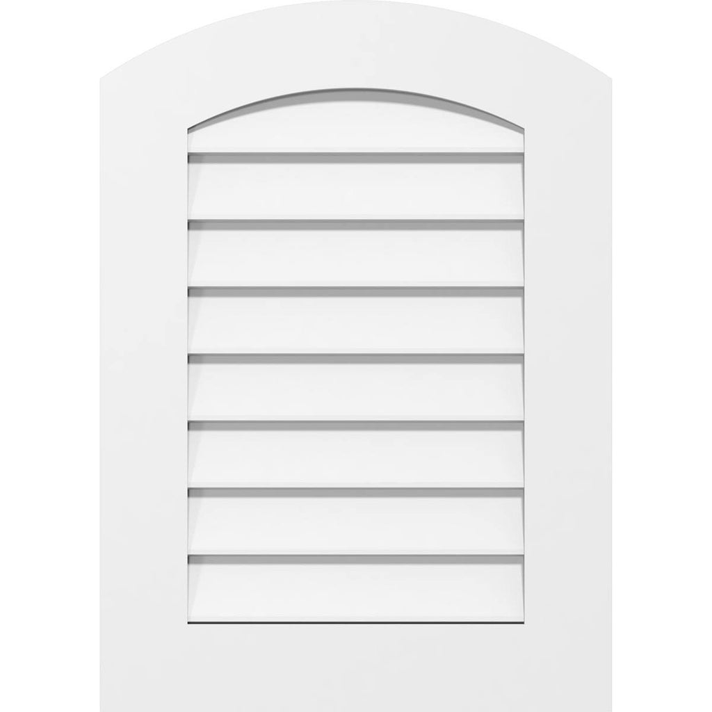 Arch Top Surface Mount PVC Gable Vent C32627