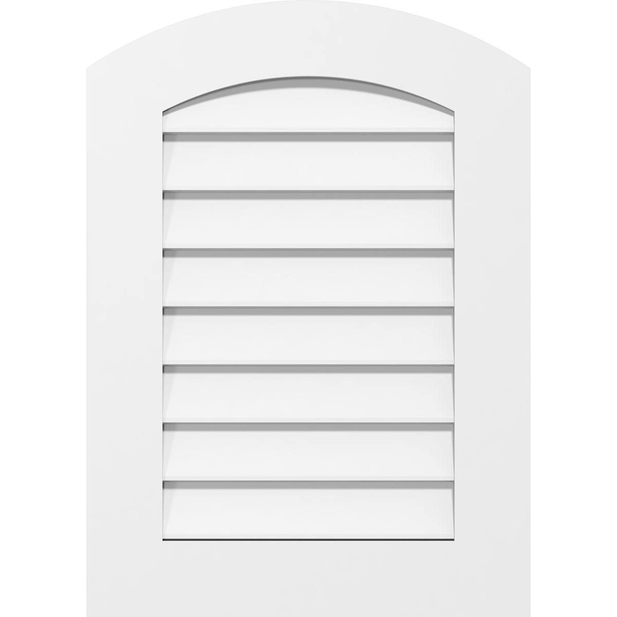 Arch Top Surface Mount PVC Gable Vent C32627