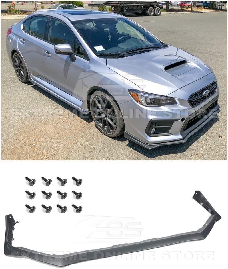 Primer Black Front Bumper Lower Lip Splitter Under Spoiler T9306