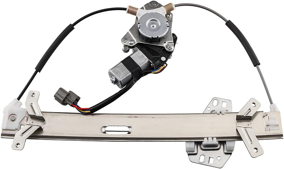 Power Window Lift Regulator with Motor Assembly Compatible with 2003-2007 Honda Accord Pack of 2 W377869