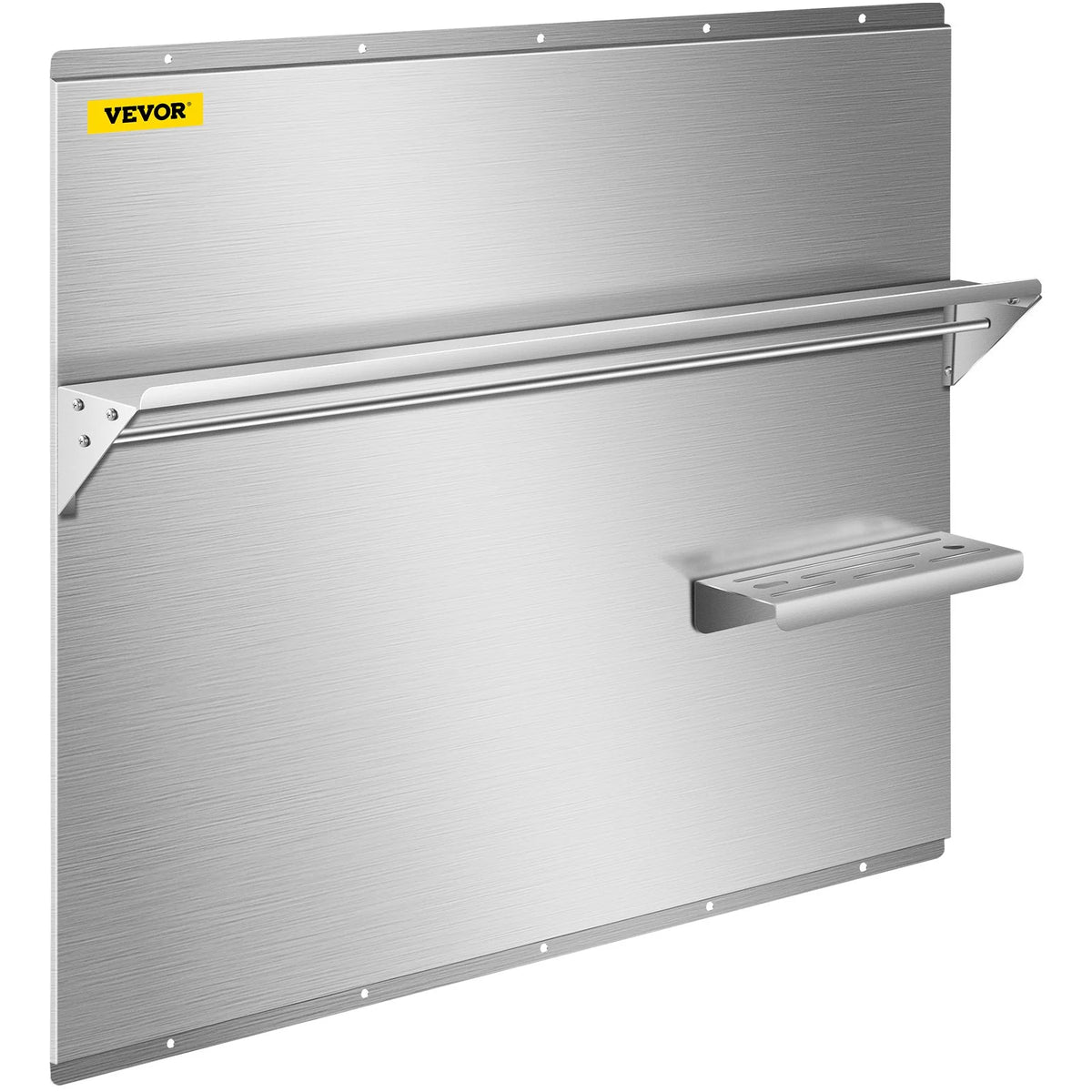 36 x 30.7 in. Stainless Steel Range Backsplash with Shelf V77404