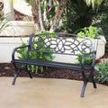 Steel Garden Bench W9432