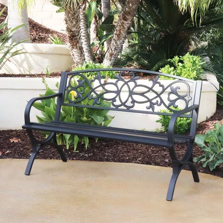 Steel Garden Bench W9432