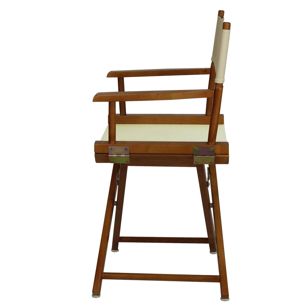 Director&s Chair Honey Oak Frame Brown Canvas P2609