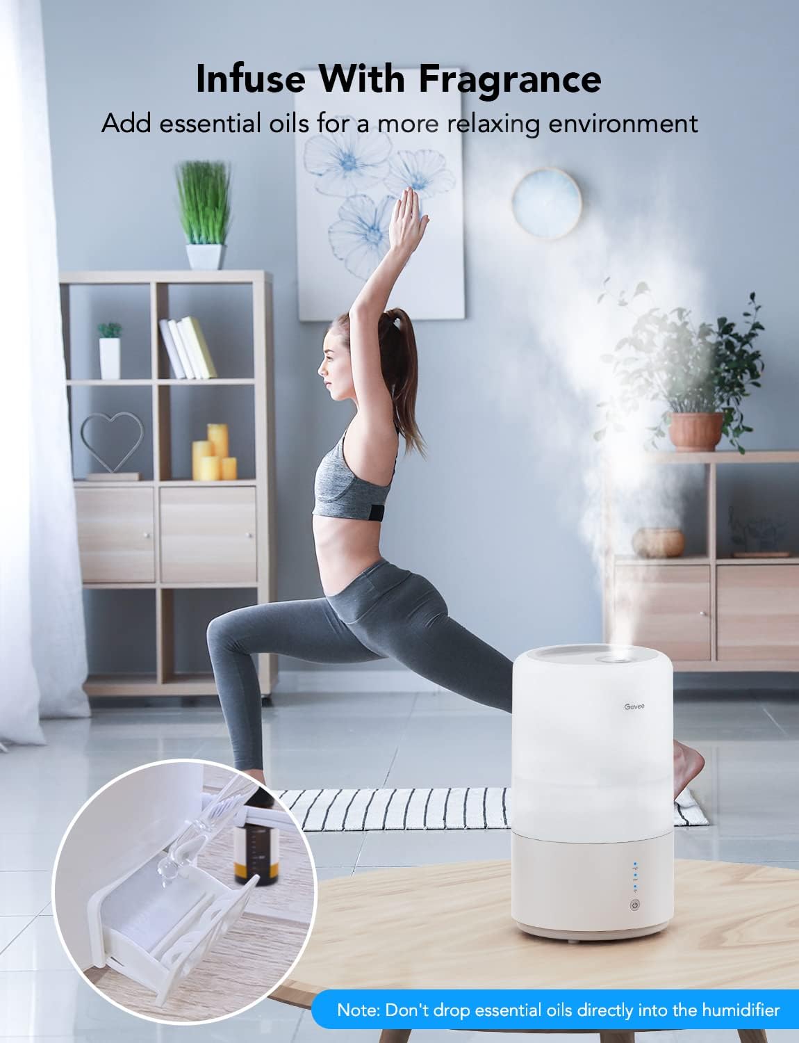 3L Top Fill Cool Mist Humidifier Pack of 2 V790565