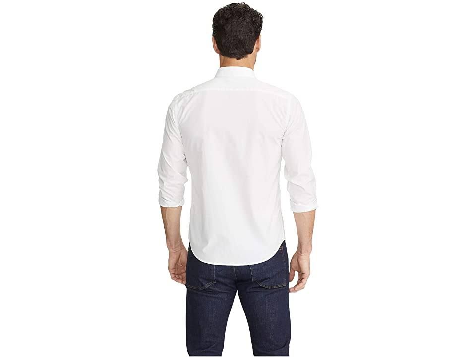 White Wrinkle Free Relaxed Fit Shirt V2070