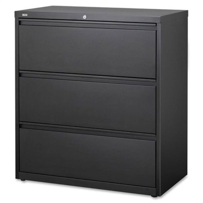 Black Lateral File Cabinet O591892