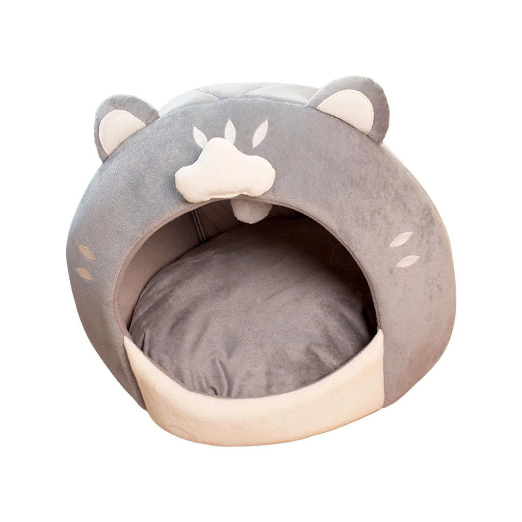 Cat Bed with Plush Ball Inner Cushion Machine Wash N228