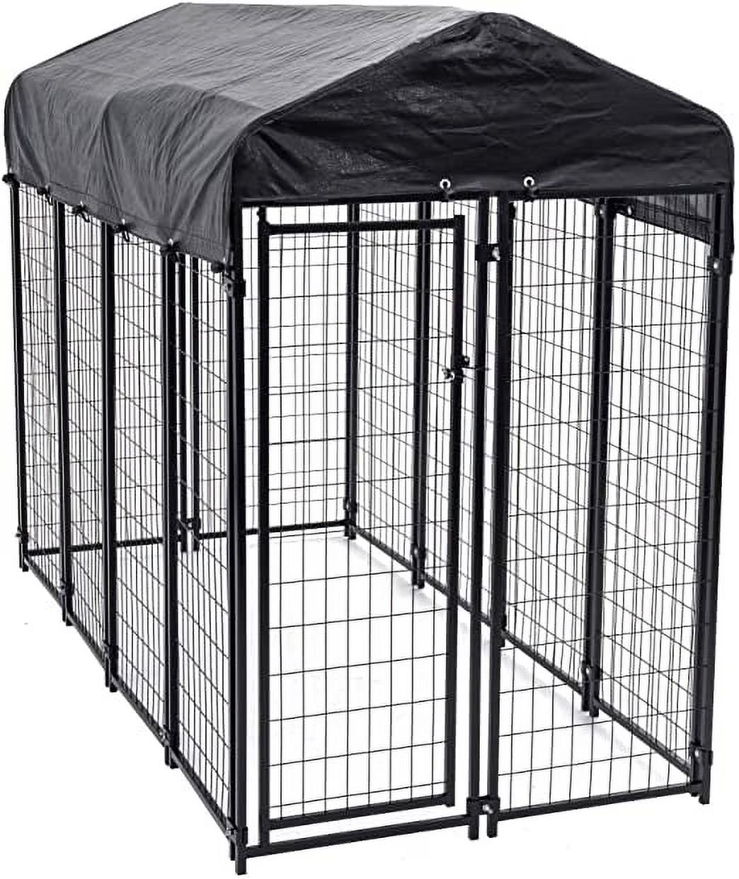 8ft x 4ft x 6ft Welded Wire Dog Kennel Playpen with Cover N94511