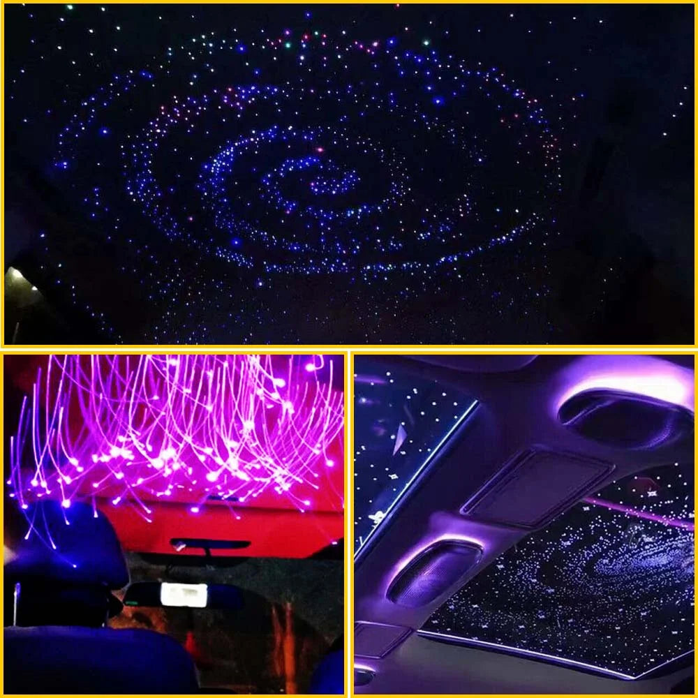 500pc Fiber Optic Car Headliner Star Light Kit Remote V18895