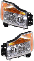 Headlight Assembly Pair for Nissan Titan Halogen C726