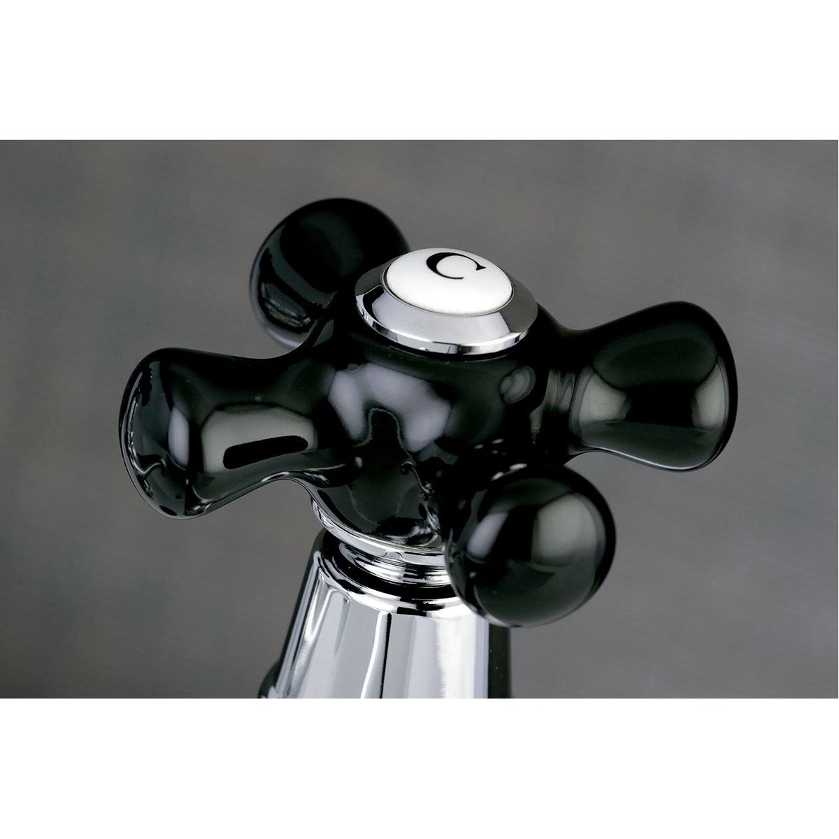 Polished Chrome Basin Tap Faucet with Cross Handle A990228