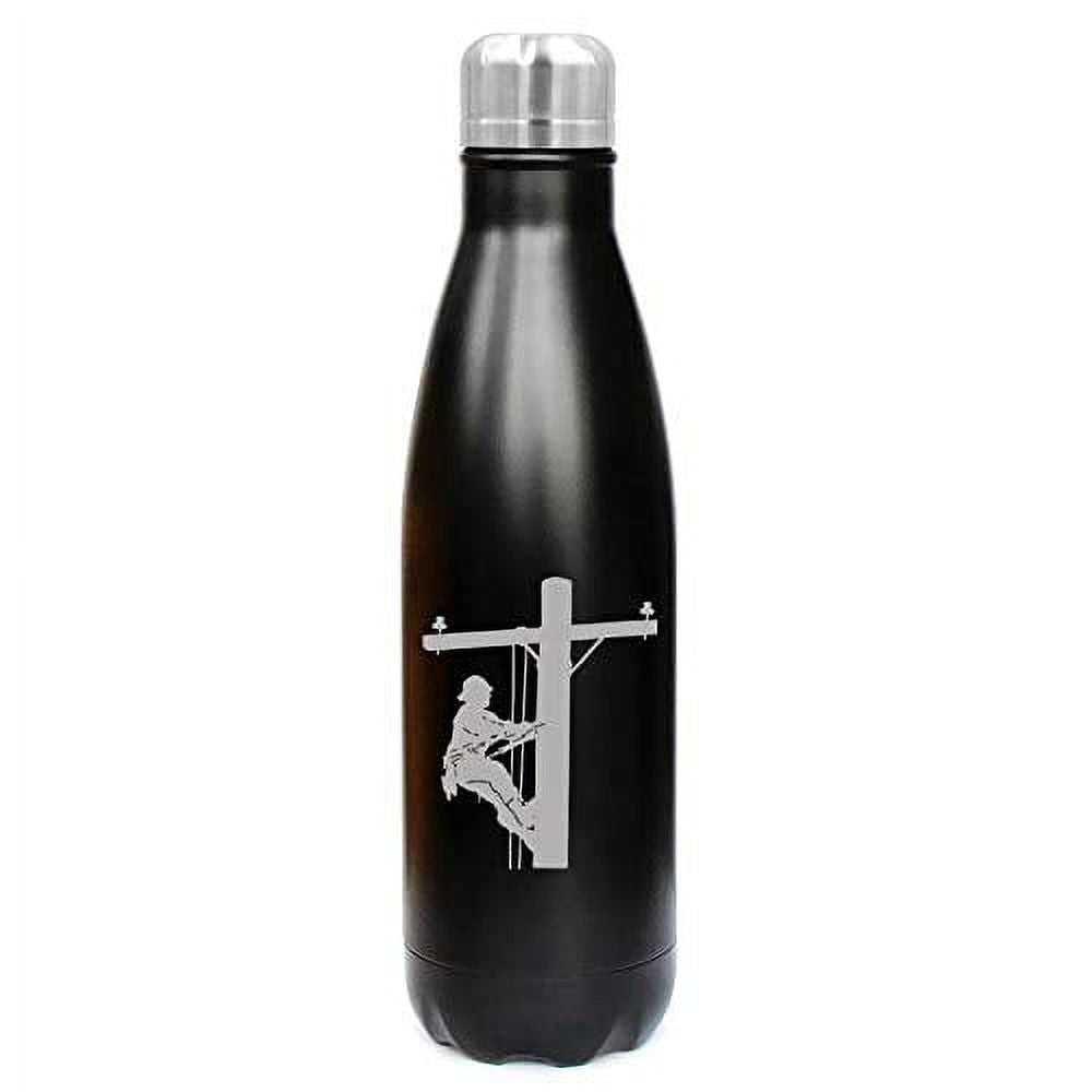 17 oz. Double Wall Vacuum Insulated Stainless Steel Water Bottle Travel Mug Cup B4436