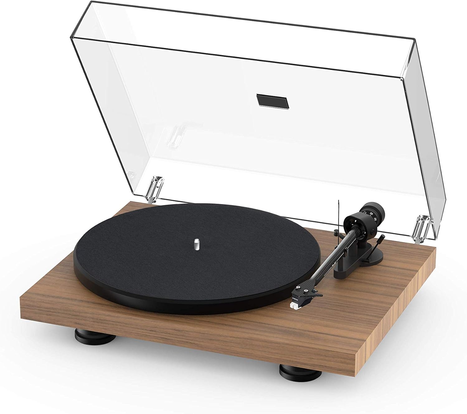 Satin Steel Blue Turntable with Carbon Fiber Tonearm H16320