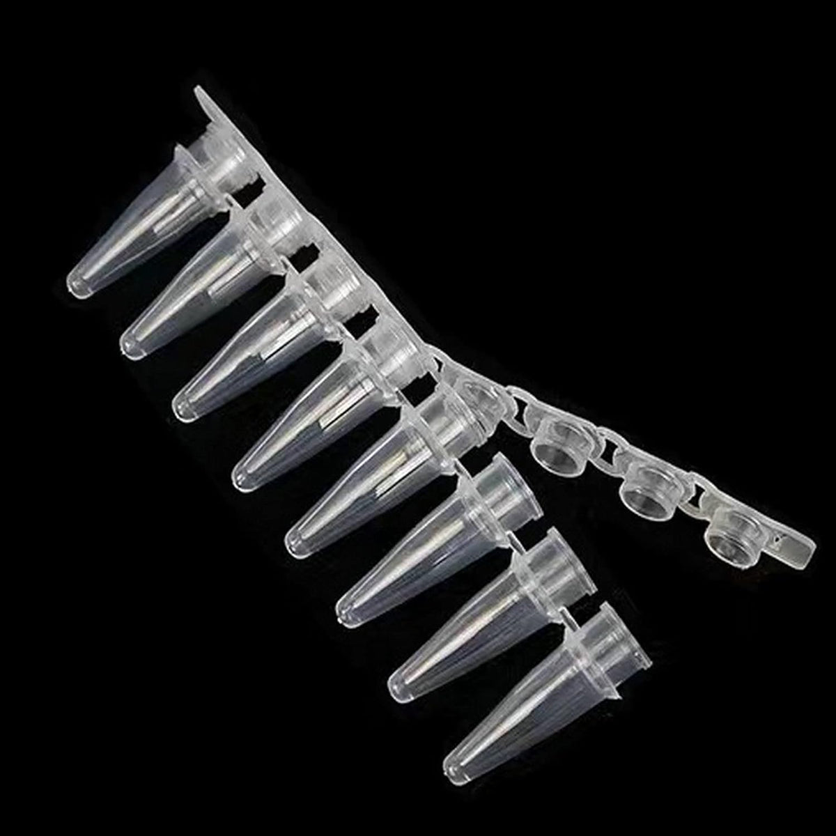 PCR 0.2ml Thin Wall Flat Cap Strip of 8 Tubes, Pack of 125 T82300