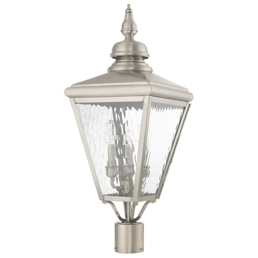 Antique Brass Post-Top Lantern J528538