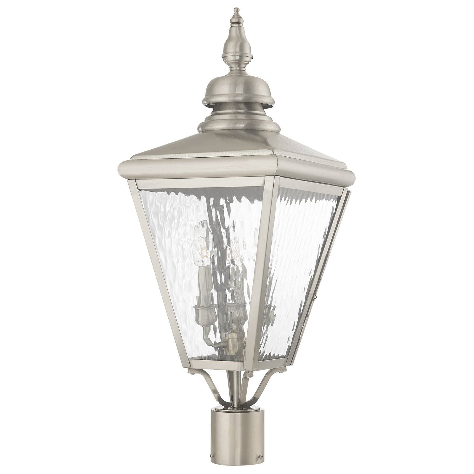 Antique Brass Post-Top Lantern J528538