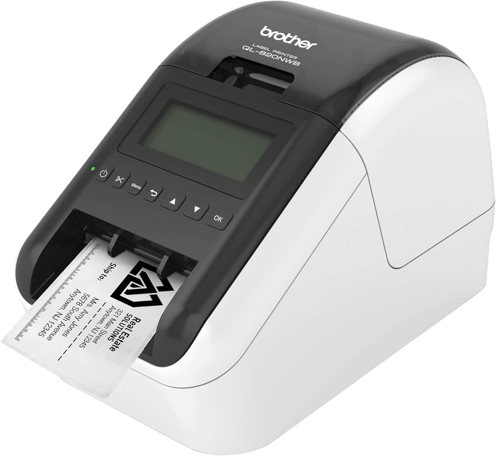 QL-820NWBC Label Printer with Wired, Wireless and Bluetooth Connectivity Q247