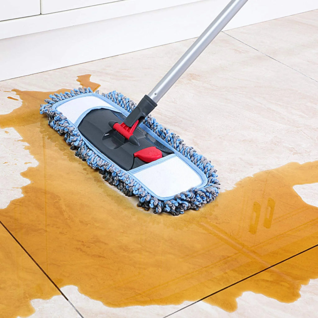 Microfiber Dust Mop Flat Mop for Tile Floor Marble Cleaning Z56782