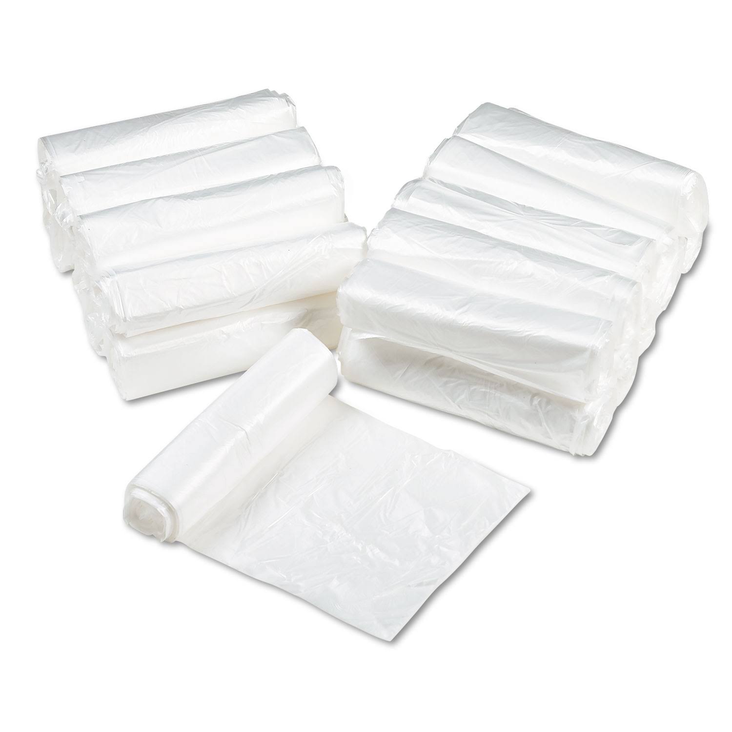 High Density Can Liners 31-33gal 11 Microns 33 x 40 Natural 500/Carton P210613