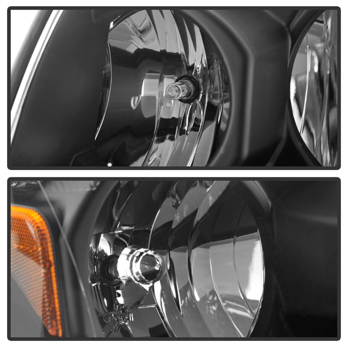 Black Crystal Headlights E365