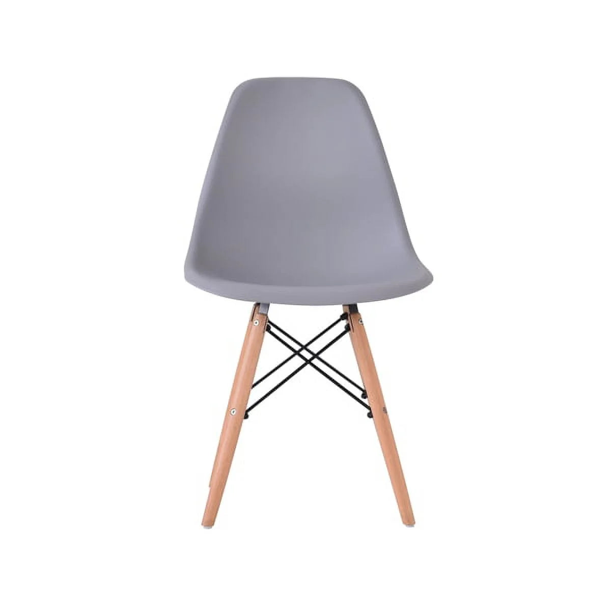 Gray Set of 4 Beech Wood Dining Chairs G5368