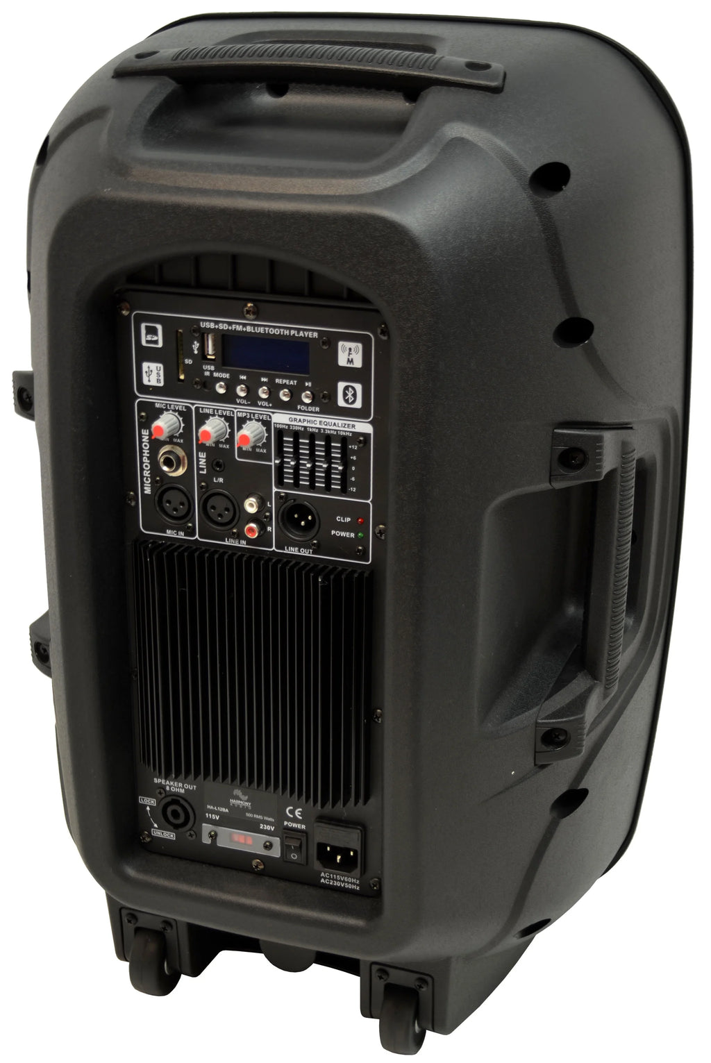 Pro DJ Bluetooth 12" 1000W Powered PA Speaker P112066