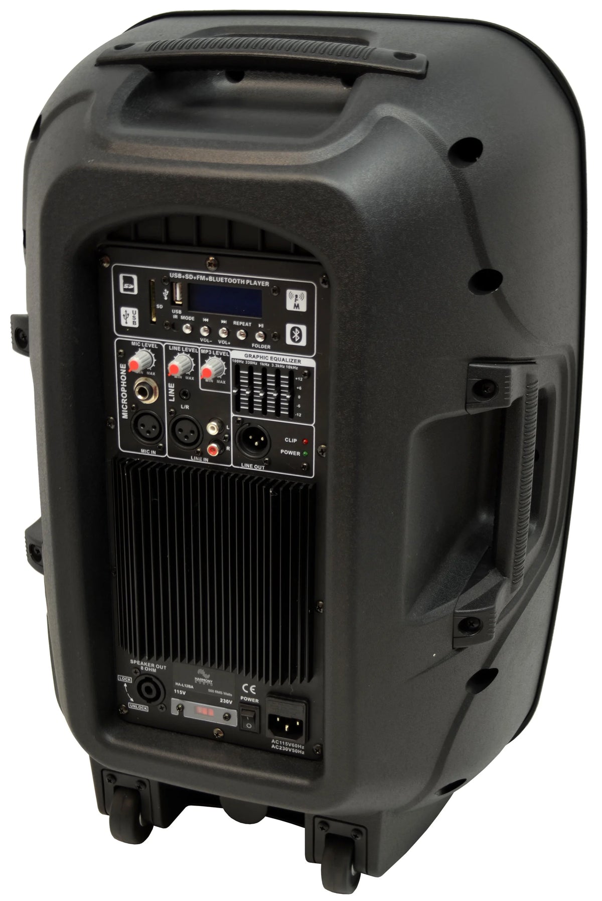Pro DJ Bluetooth 12" 1000W Powered PA Speaker P112066