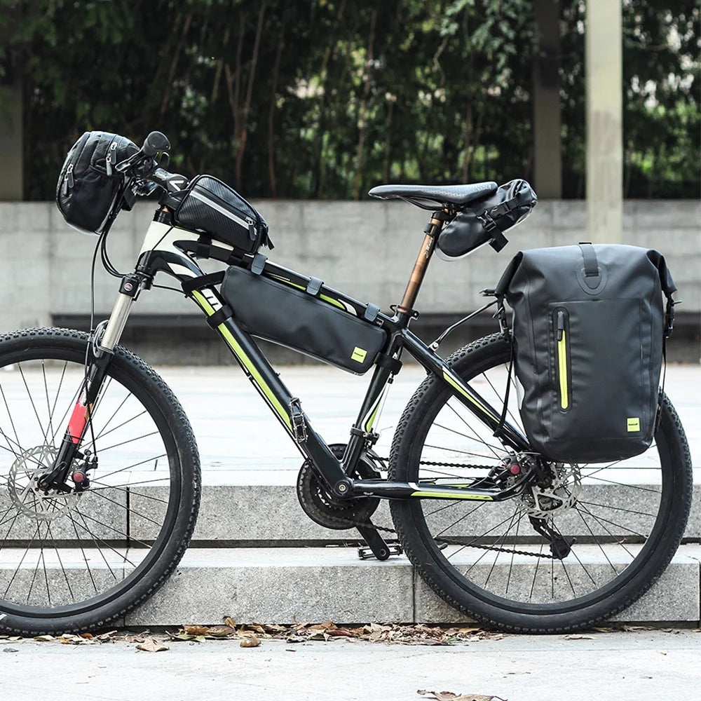 25L Waterproof Bike Rear Rack Pannier Bag X4339