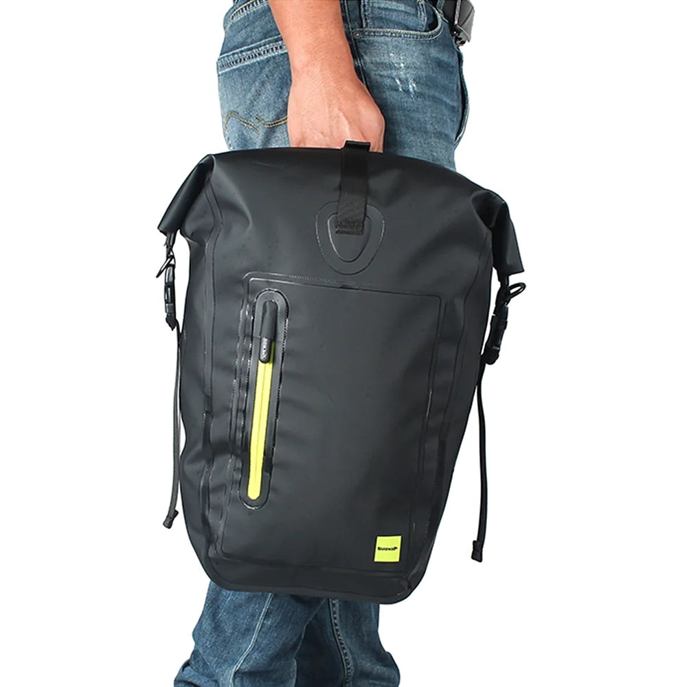 25L Waterproof Bike Rear Rack Pannier Bag X4339