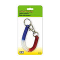 Red/Blue Key Ring with Clip (Case of 5) C16942