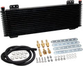 Black Transmission Oil Cooler with Mounting Hardware Q5175