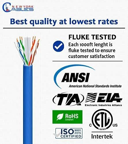 White Cat6 1000ft Plenum Cable Pull Box T394115