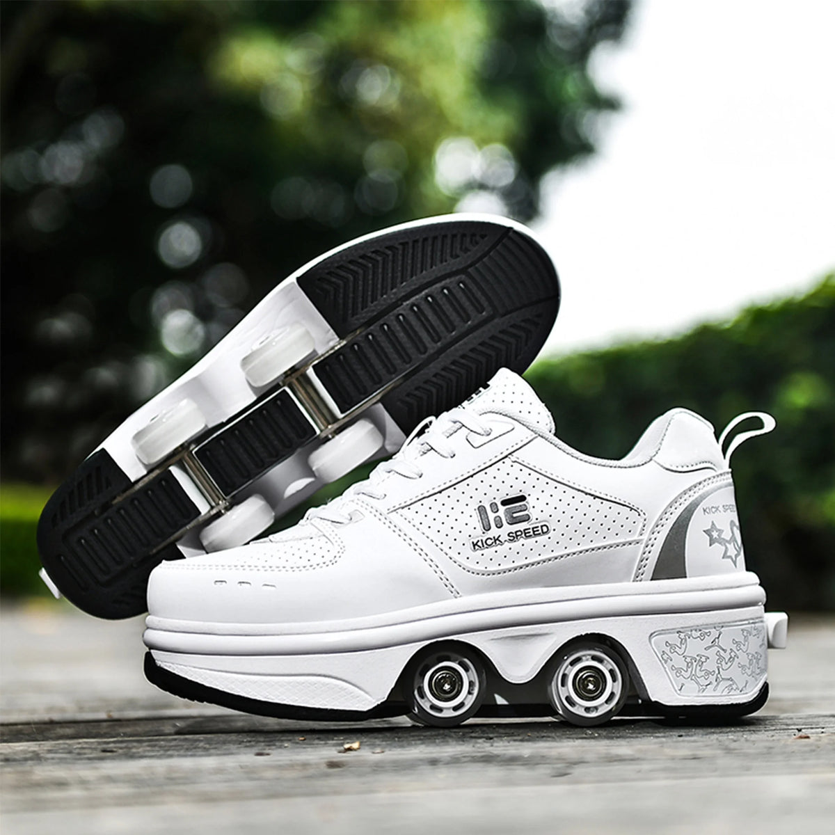 Roller Skate Shoes 2-in-1 Invisible Roller Skates U742190