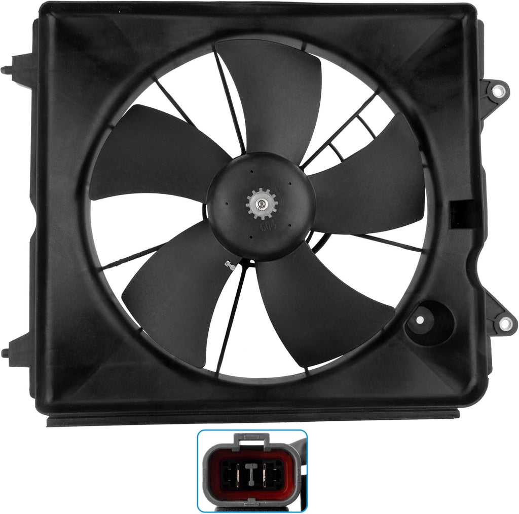 Radiator Cooling Fan Motor Assembly Pack of 2 I260282