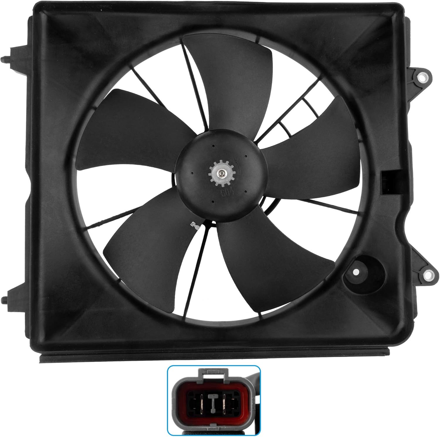 Radiator Cooling Fan Motor Assembly Pack of 2 I260282
