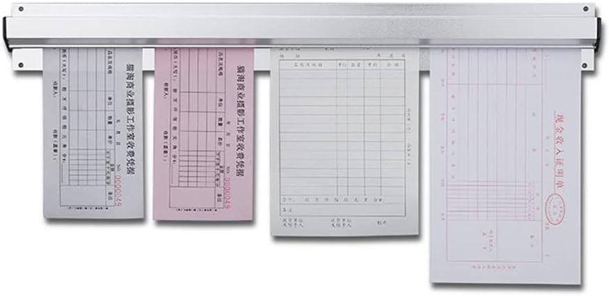 3-Pack Aluminium Bill Holder Slide Check Rack H518950