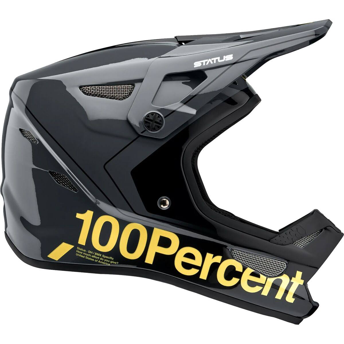100% Status Helmet Carby Charcoal L V3697