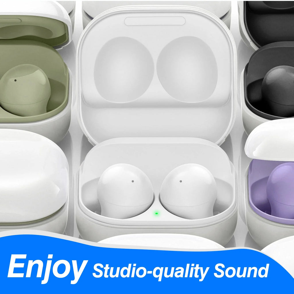 White Truly Wireless Bluetooth Headphones with Noise Isolation J25507