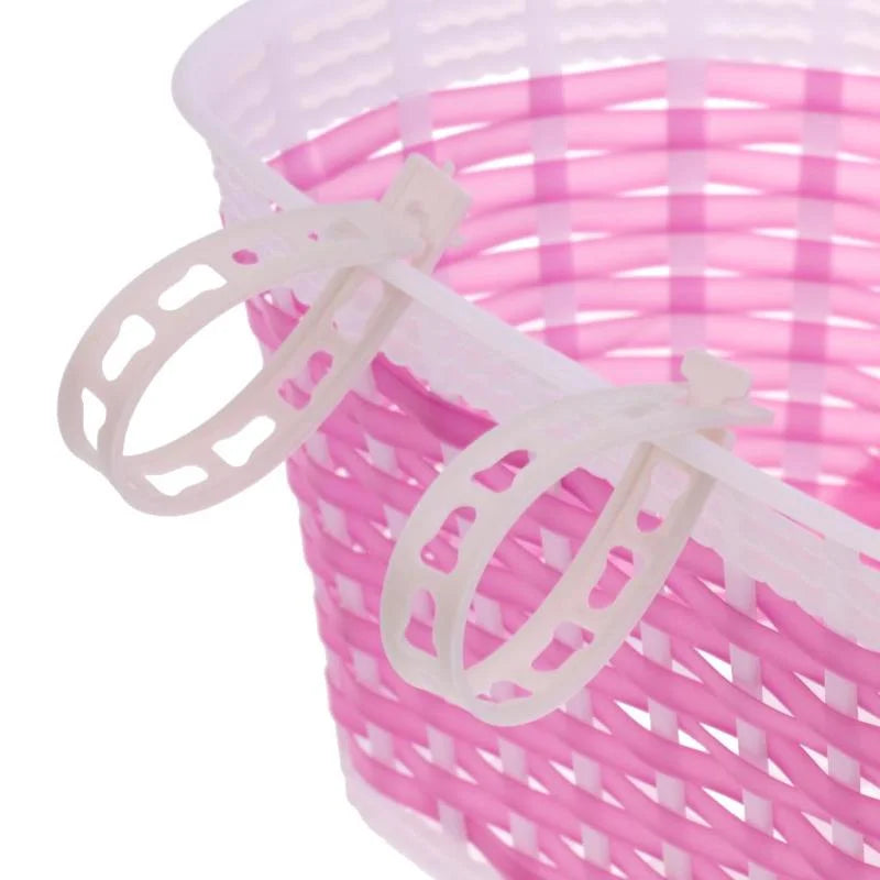 2Pcs Kids Cycling Bike Handlebar Bag Front Basket Pouch Detachable H401289