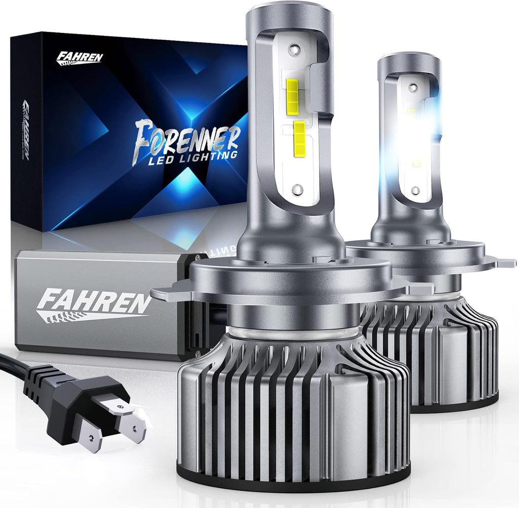 H4/9003 LED Headlight Bulbs, 16000LM, 6500K Cool White, Pack of 2 C979